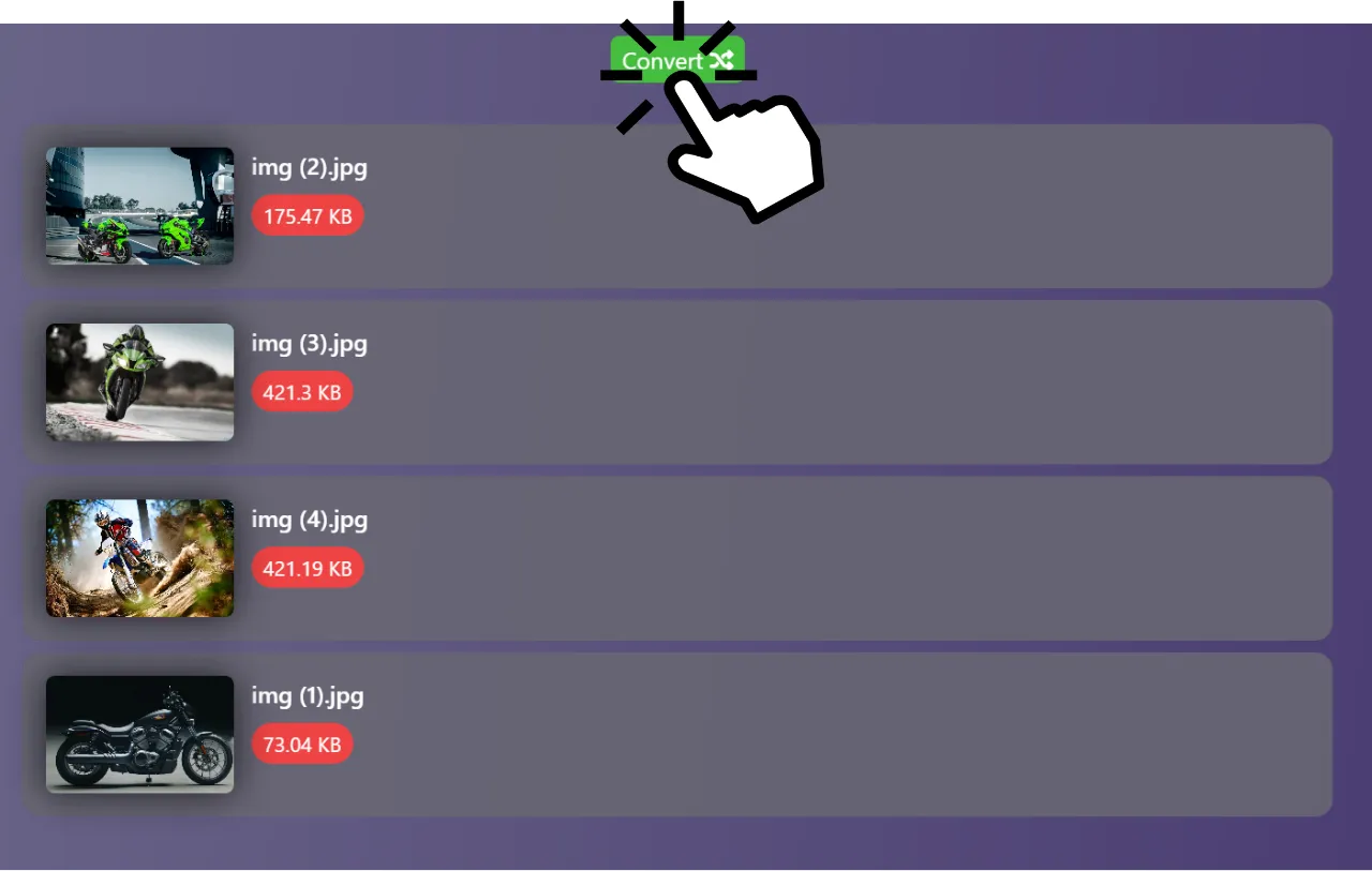 how to convert screenshots2